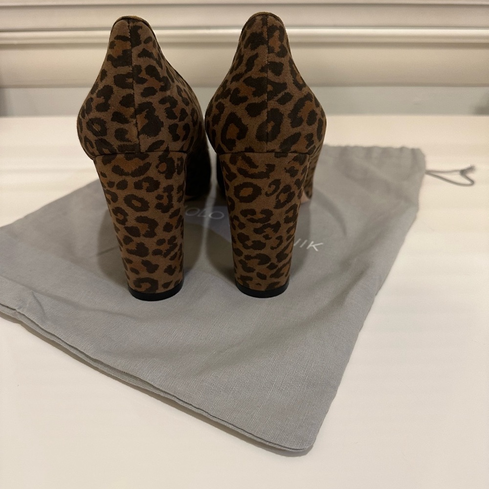 Leopard Manolo Blahnik Pumps - Picture 3 of 6